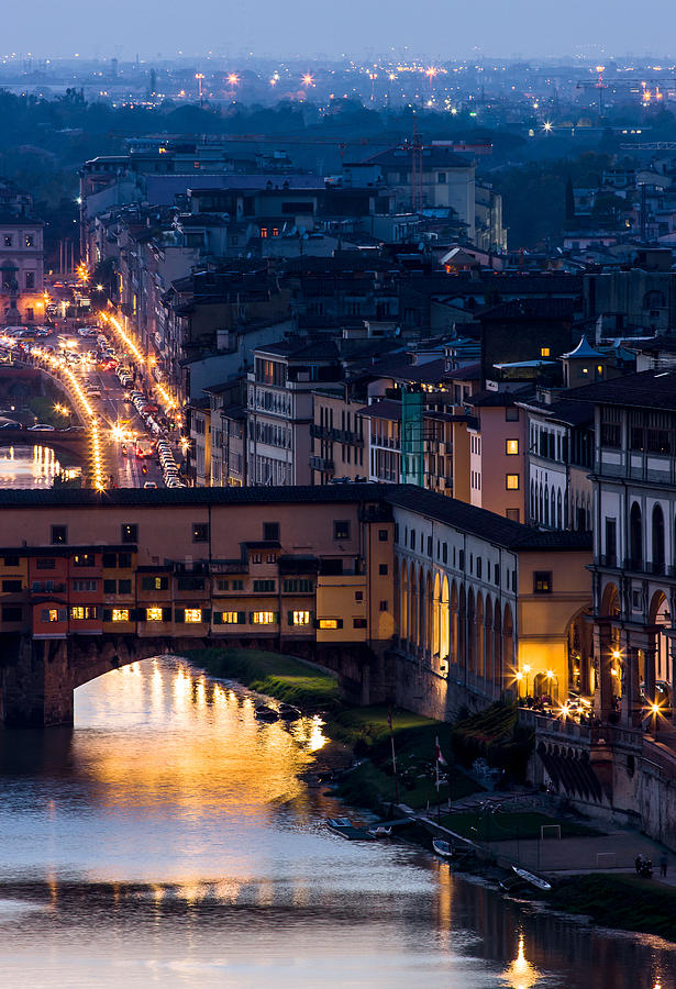 Ponte Vecchio - Florence Italy #2 Photograph by Carl Amoth