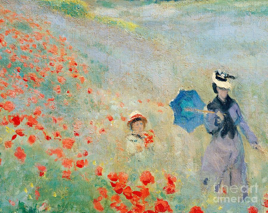 Poppies at Argenteuil Painting by Claude Monet