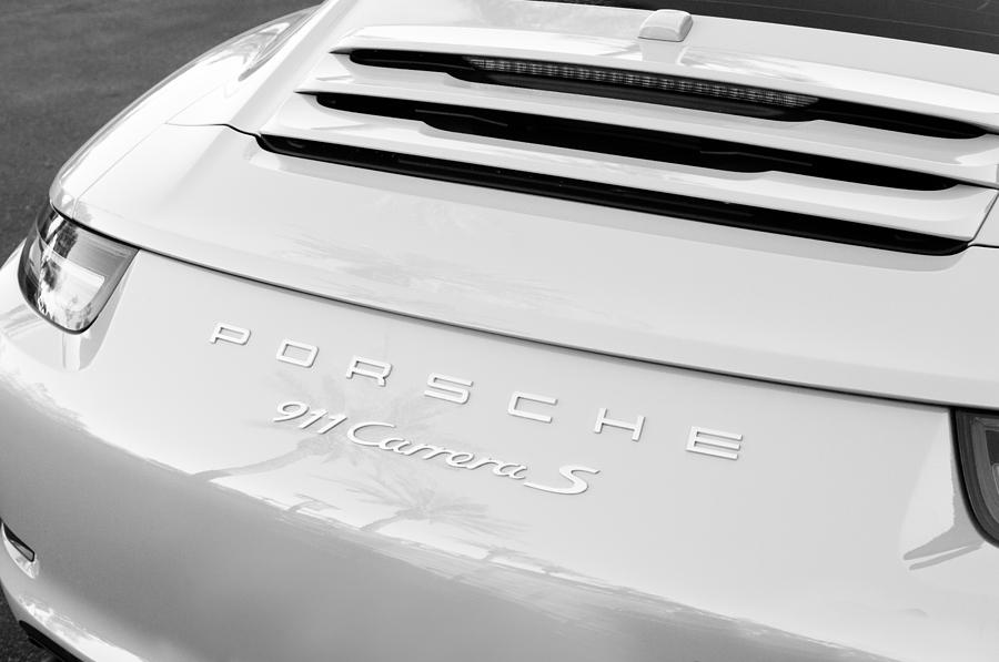 Porsche 911 Carrera S Rear Emblem #2 Photograph by Jill Reger