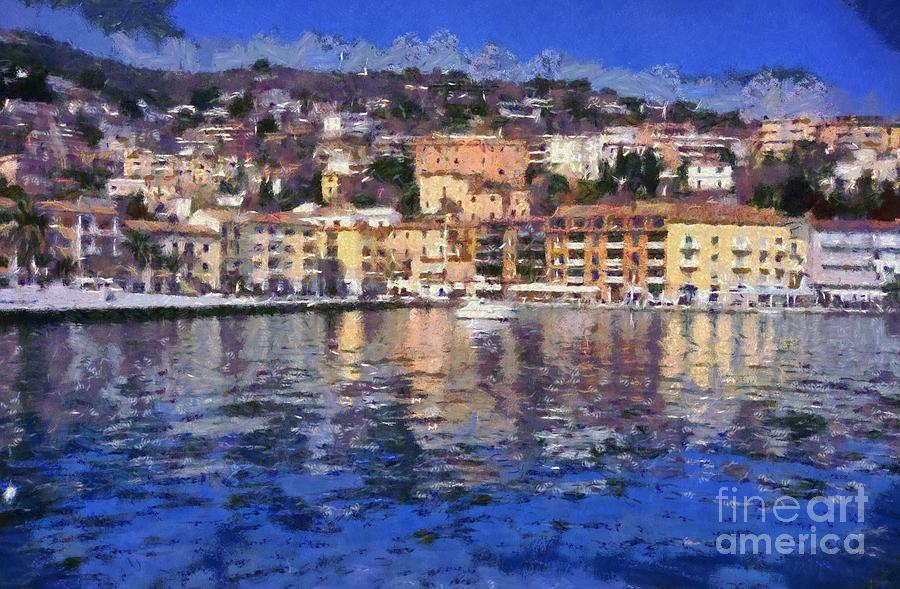 Porto Stefano in Italy #2 Painting by George Atsametakis