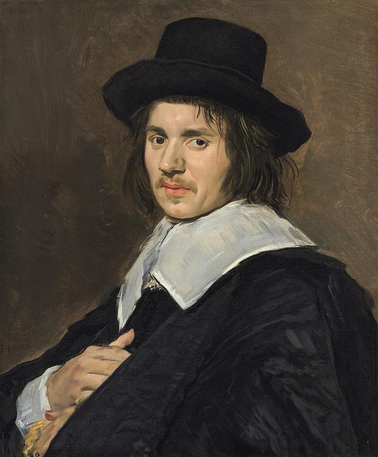 Portrait of a Man Painting by Frans Hals - Pixels