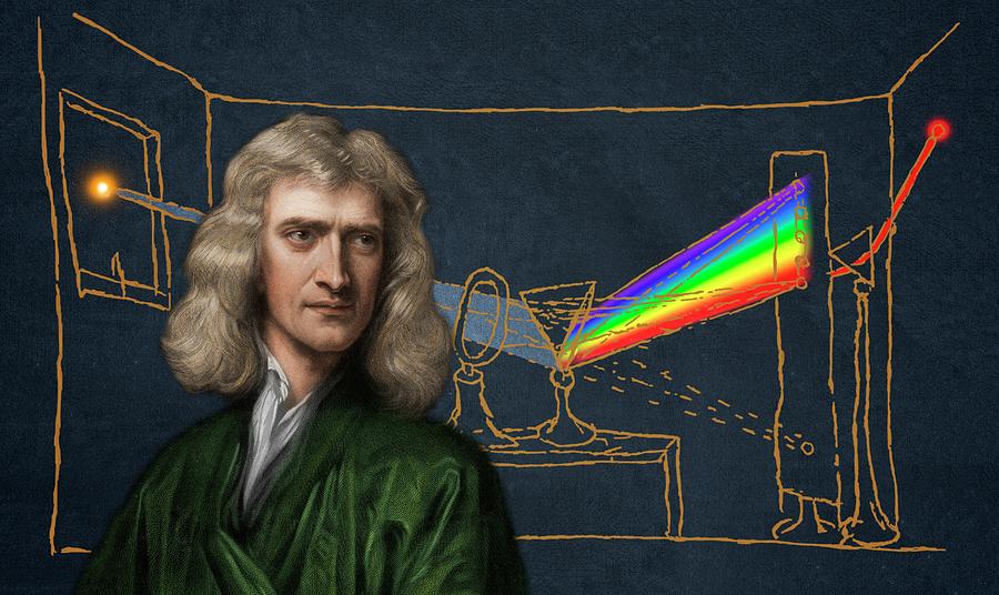 Portrait Of Isaac Newton #2 Photograph by David Parker