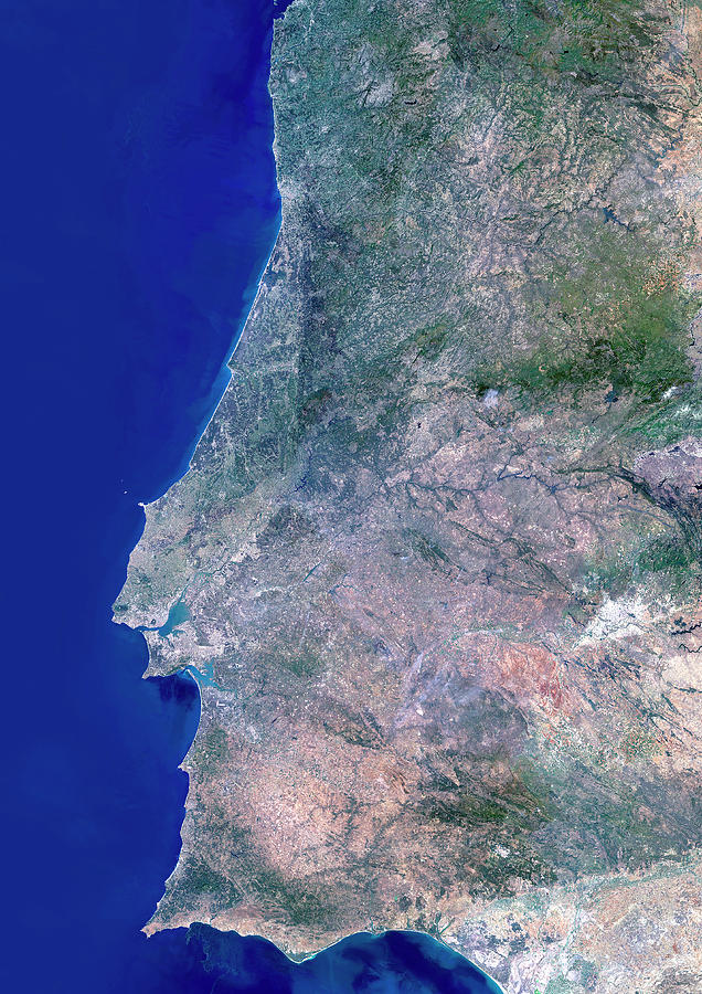 Portugal #2 Photograph by Planetobserver/science Photo Library