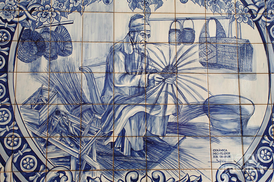 Portuguese azulejo tiles #2 Photograph by Gaspar Avila