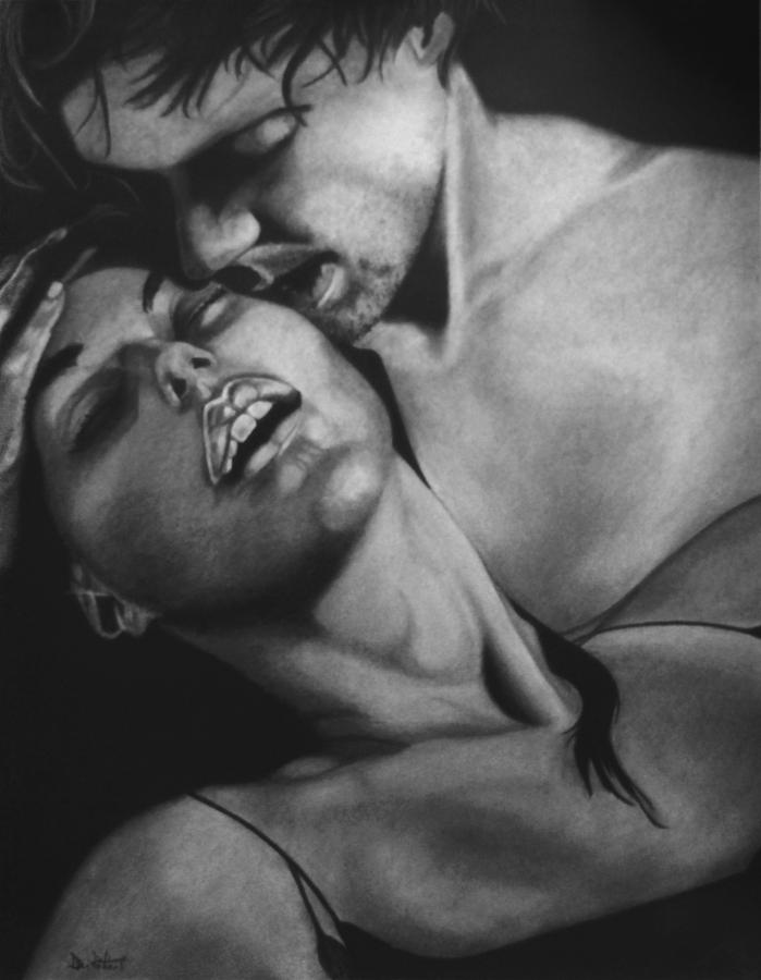 Charcoal Drawing - Possession #2 by Don Pritchett