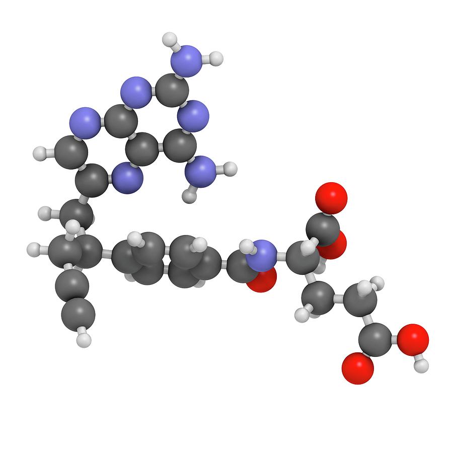 Pralatrexate Cancer Drug Molecule Photograph By Molekuul - Fine Art America