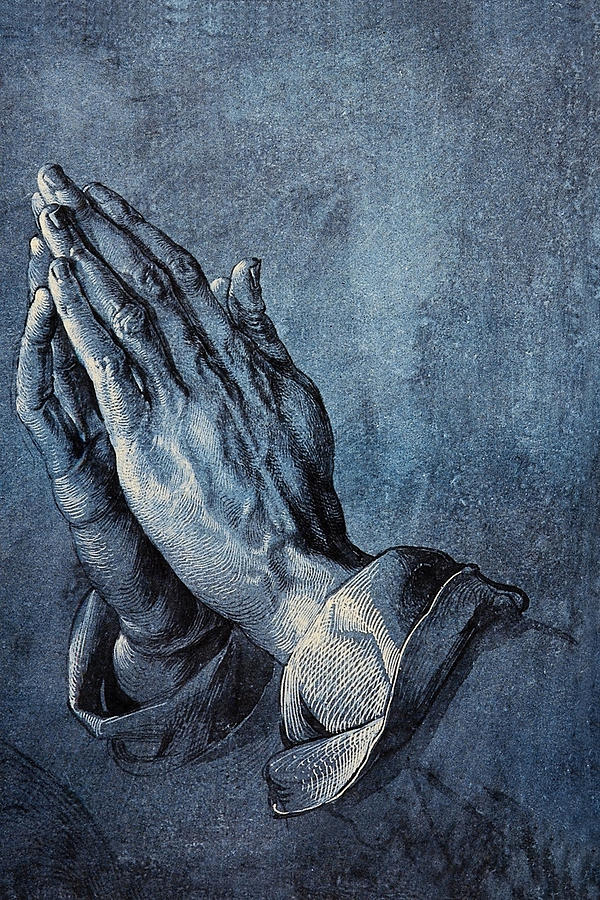 Praying Hands Digital Art