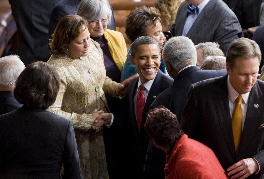 Barack Obama Photograph - President Obama #2 by JP Tripp