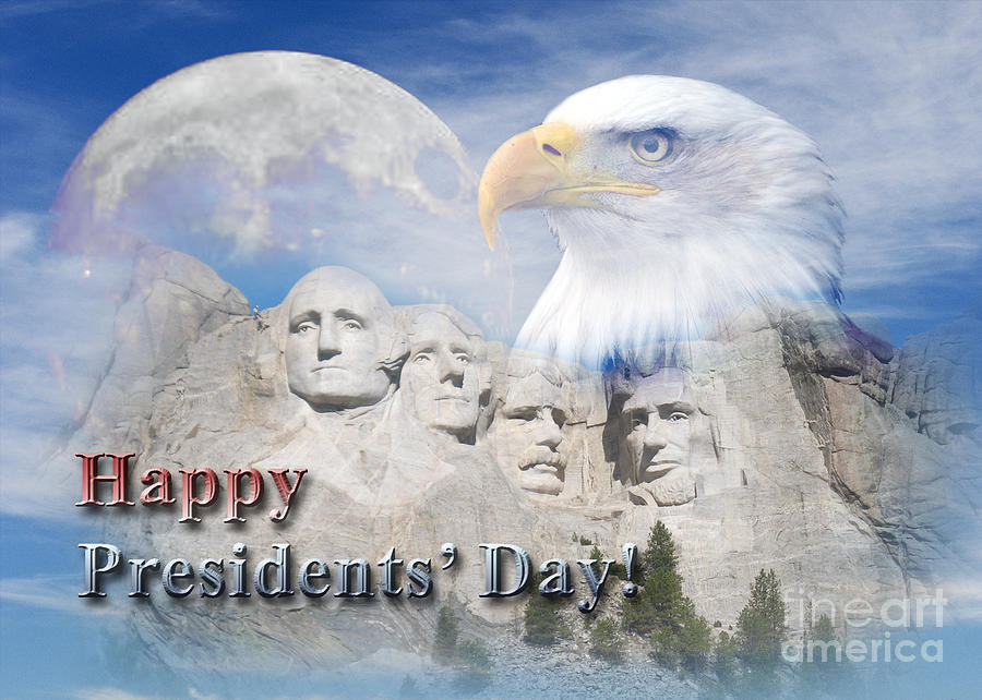 Eagle Photograph - Presidents Day Mt Rushmore #2 by Jeanette K