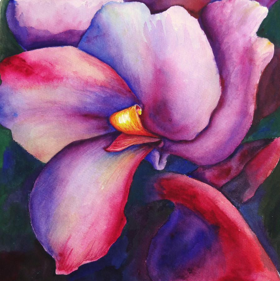 Flowers Still Life Painting - Pretty In Pink #1 by Donna Spadola