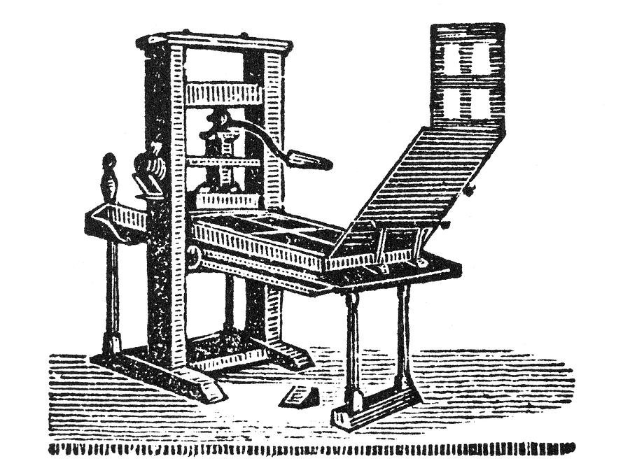 Printing, 18th Century Painting by Granger | Pixels