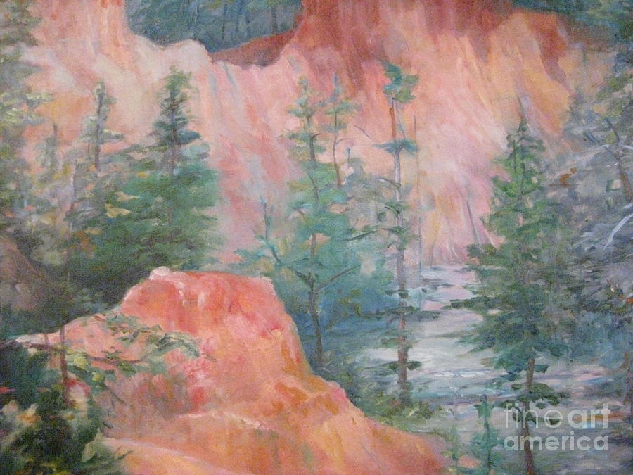 Providence Canyon #2 Painting by Gretchen Allen