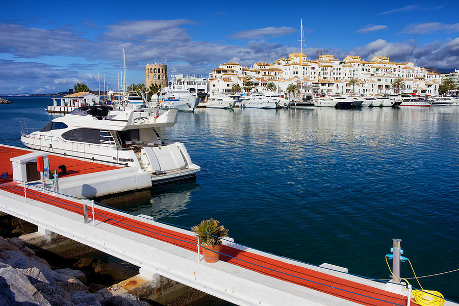 Puerto Banus Marina in Spain #2 Photograph by Artur Bogacki