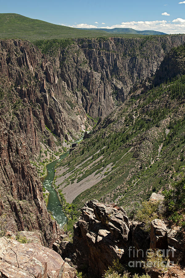 Pulpit Rock Overlook Black Canyon of the Gunnison Photograph by Fred Stearns