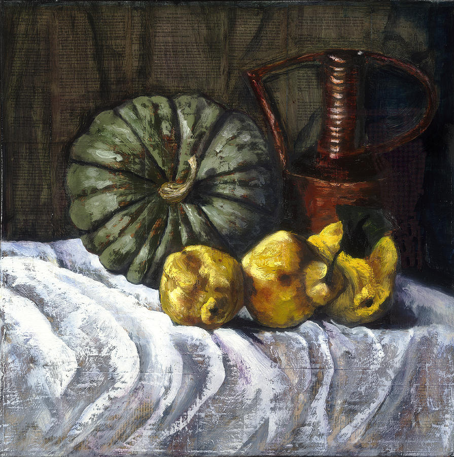 Pumpkin Pie Painting By Gaye White 