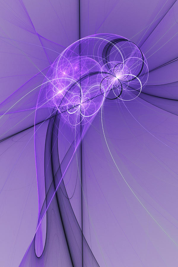 Purple Illusion #2 Digital Art by Gabiw Art