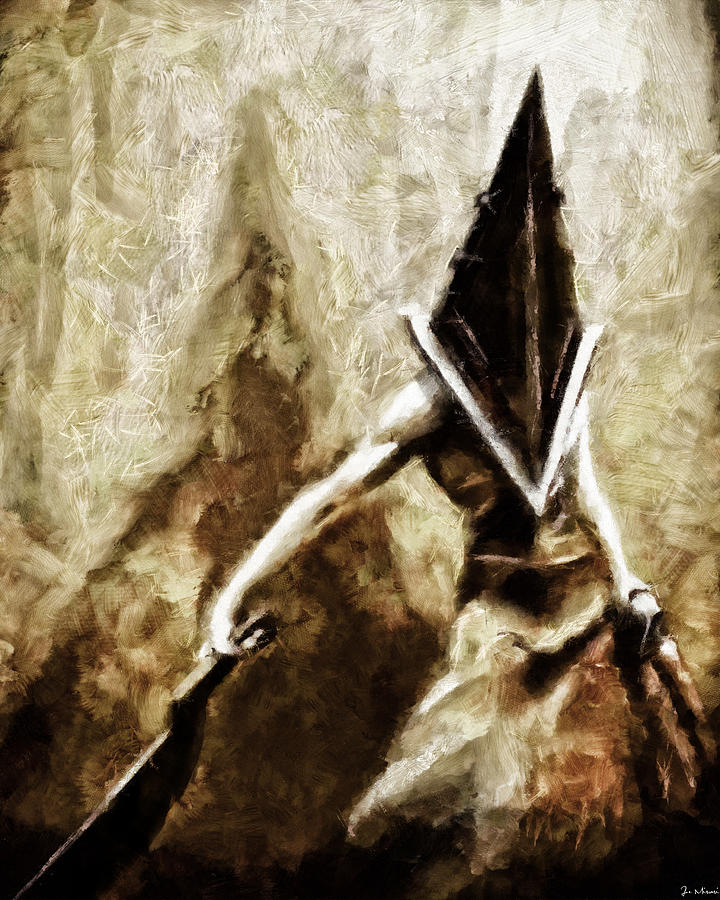 Pyramid Head #2 Painting by Joe Misrasi