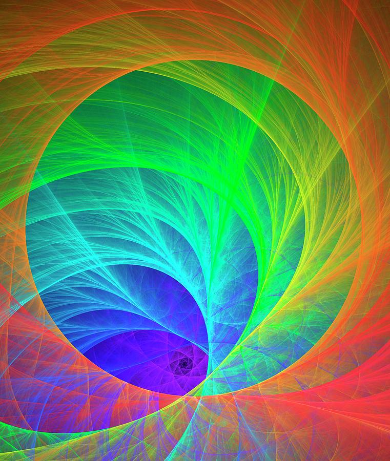 Color Photograph - Quantum Chromodynamics #2 by David Parker