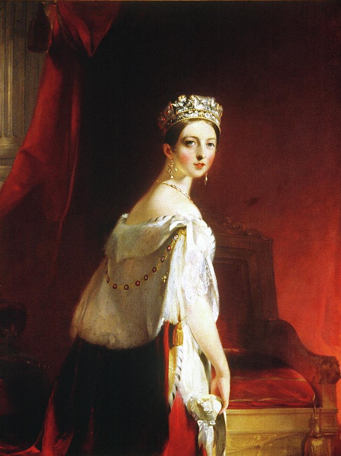 Queen Victoria (1819-1901) Painting by Granger
