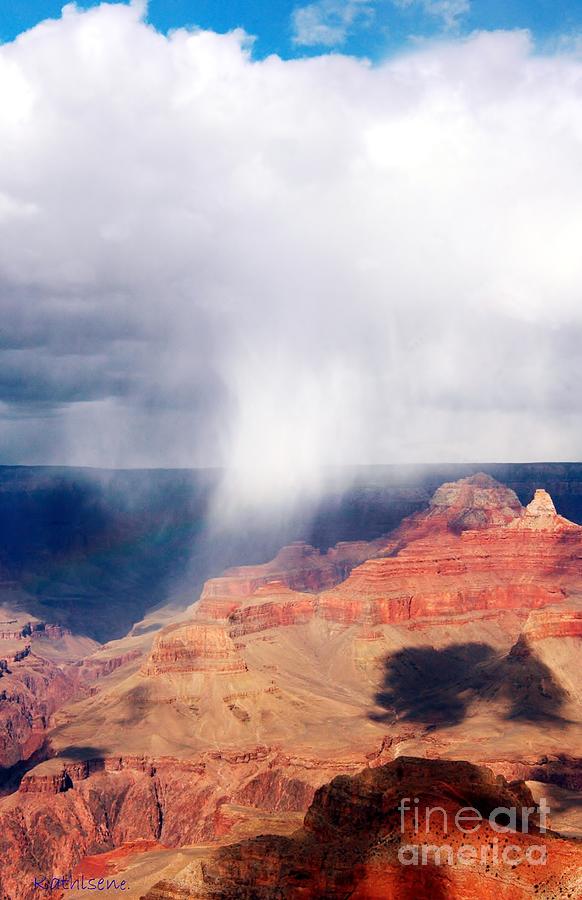 Nature Photograph - Raining In The Canyon by Kathleen Struckle