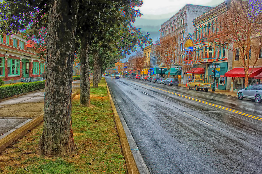 Rainy Day in Hot Springs Arkansas #2 Photograph by Mountain Dreams