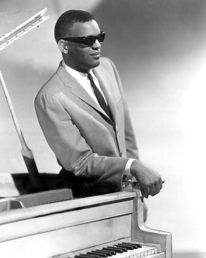 Vintage Photograph - Ray Charles #2 by Retro Images Archive