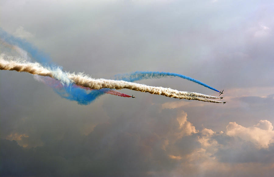 Red Arrows #2 Photograph by Jason Green