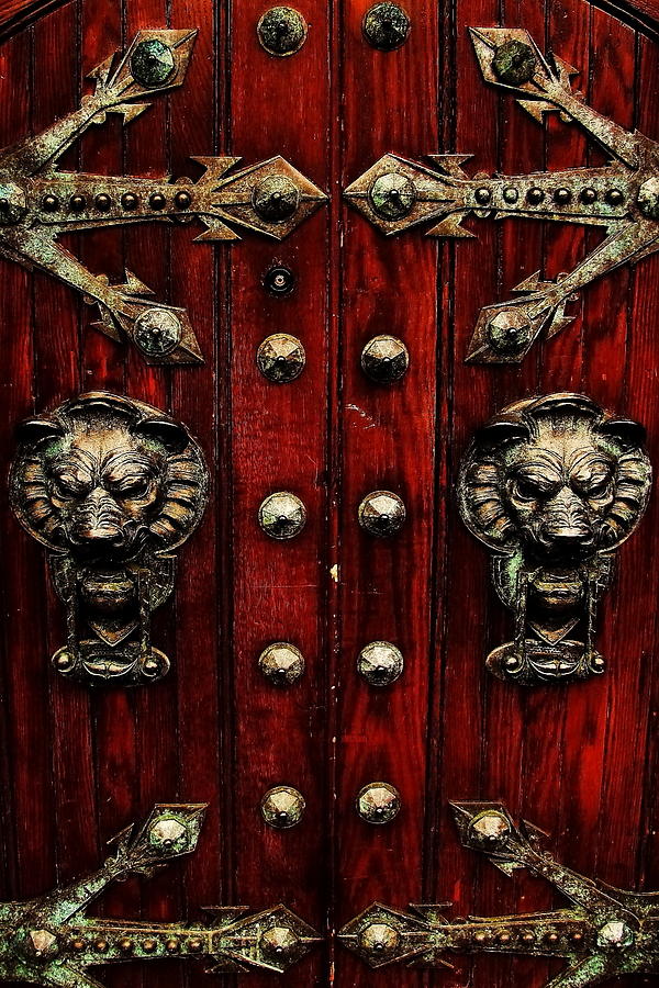 Red Door Photograph by Jeff Heimlich