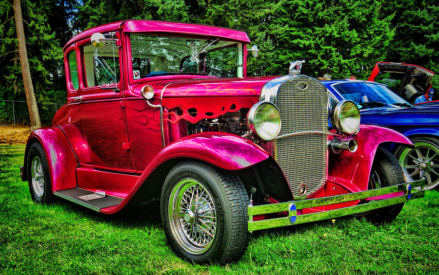 Red ford Coupe #1 Photograph by Ron Roberts