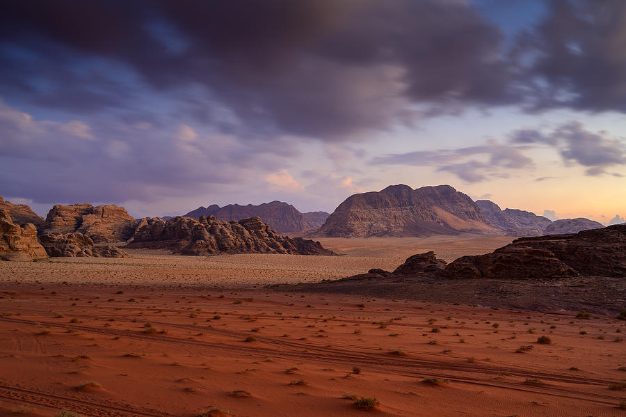 Red Sand of Wadi Rum desert, Jordan #2 Photograph by Ratnakorn Piyasirisorost