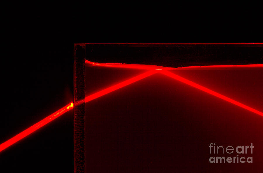 Refraction And Total Internal Reflection #2 Photograph by GIPhotoStock