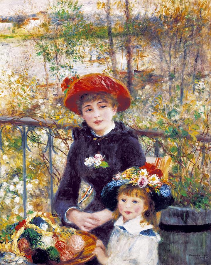 Renoir, Pierre-auguste 1841-1919. Two #2 Photograph by Everett