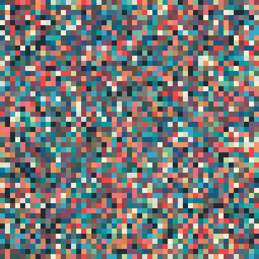 Retro Pixel Art #2 Digital Art by Mike Taylor