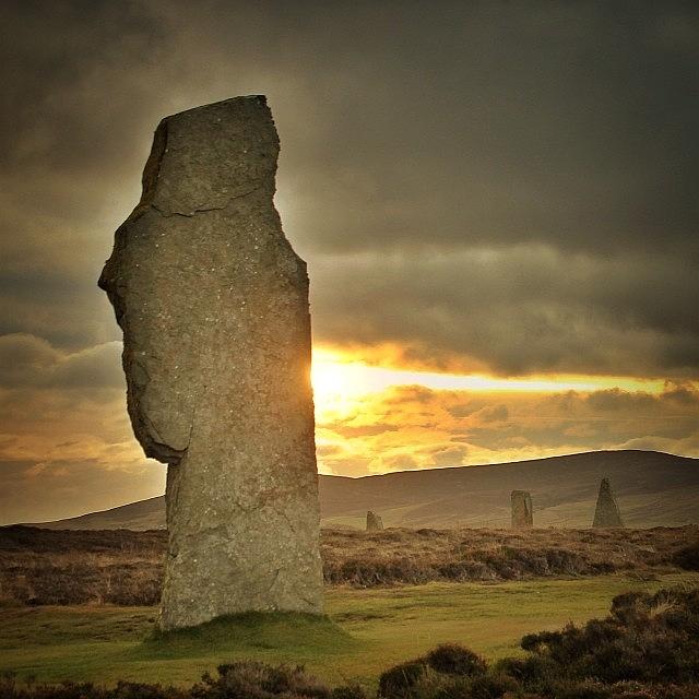 Sunset Photograph - Ring Of Brodgar Orkney #2 by Phil Tomlinson