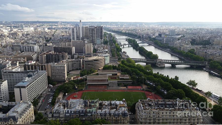 River Seine From Eiffel Tower Photograph