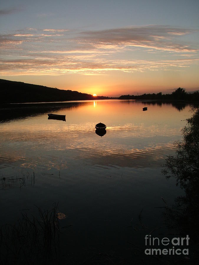 River Suir sunset #2 Photograph by Joe Cashin