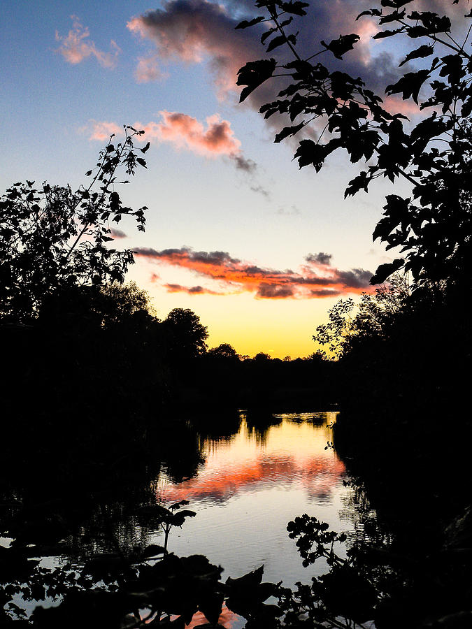 River Sunset #2 Photograph by Mark Llewellyn