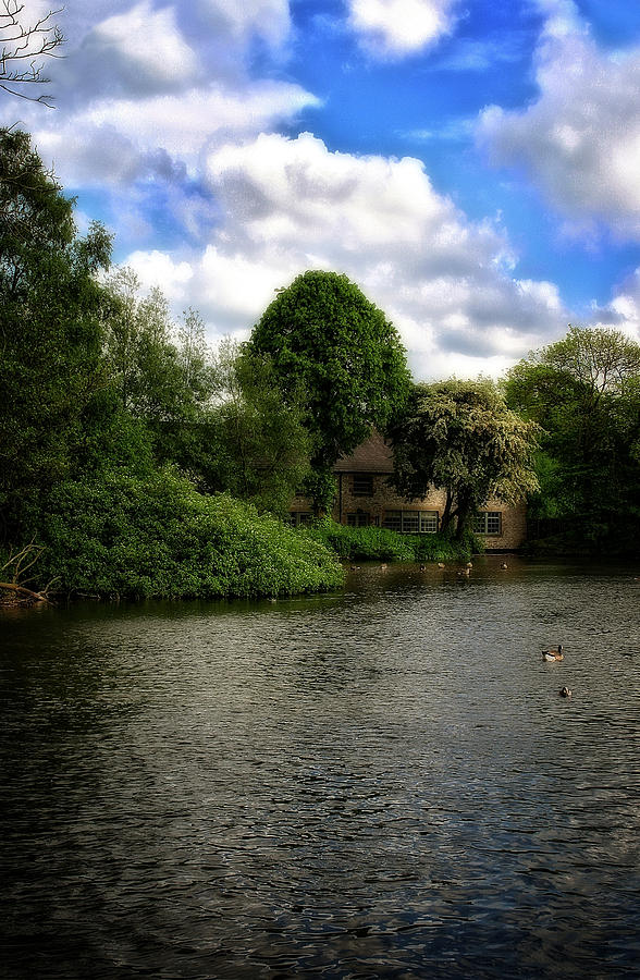River Weir At Bakewell - Peak District - England #2 Photograph by Doc Braham