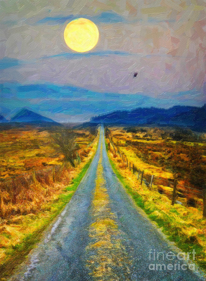 Road Less Traveled Painting By Celestial Images