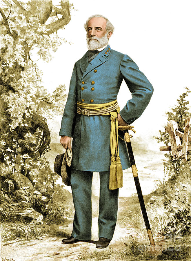 History Photograph - Robert E. Lee, Confederate Army #2 by Photo Researchers