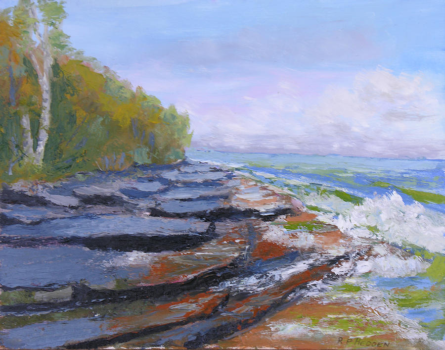Landscape Painting - Robert G Wehle State Park  #2 by Robert P Hedden