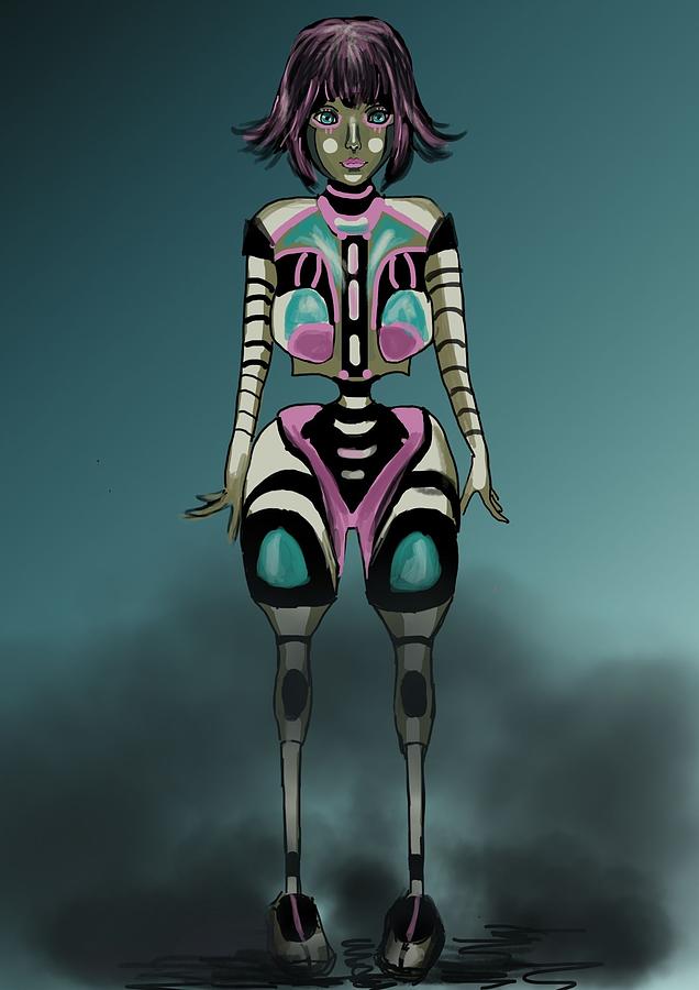Robot #2 Digital Art by Bogdan Floridana Oana