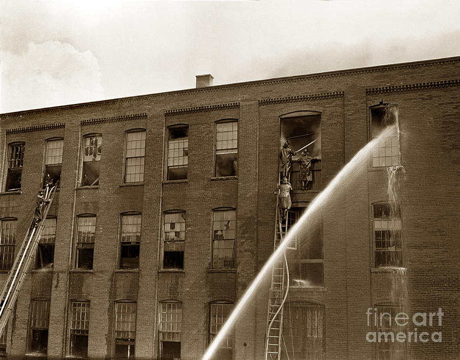 Rochester Photograph - Rochester Show Case Co. Fire New York State circa 1904 #2 by Monterey County Historical Society
