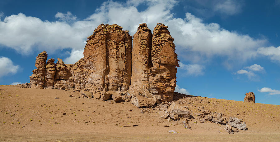 Nature Photograph - Rock Formations In The Pacana Guardians #2 by Panoramic Images