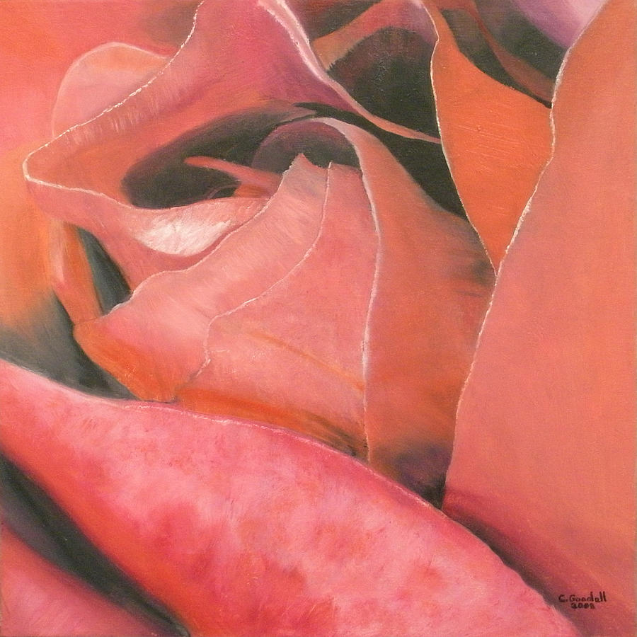 Rose Painting by Claudia Goodell