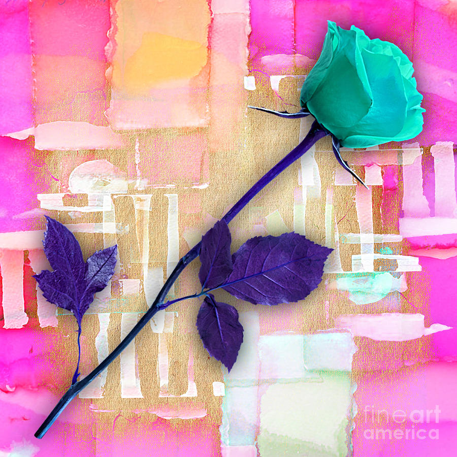 Rose Mixed Media - Rose #2 by Marvin Blaine