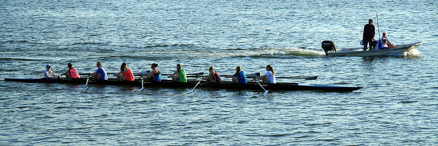 Rowing The Potomac River Photograph