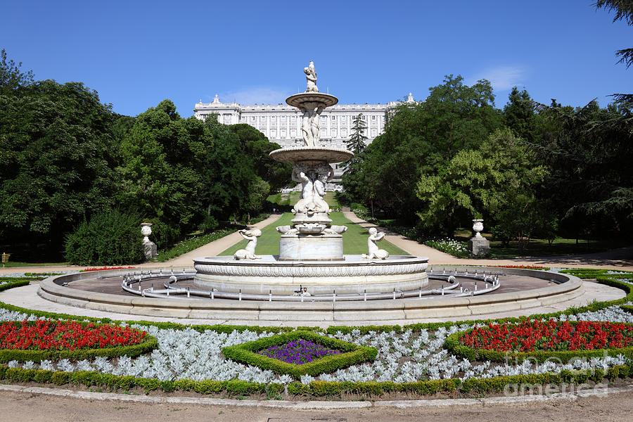 Royal Palace Gardens Madrid #1 Photograph by James Brunker