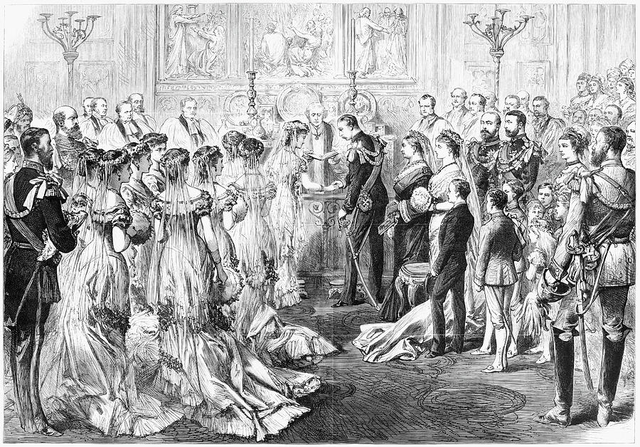 Royal Wedding, 1879 #2 Painting by Granger