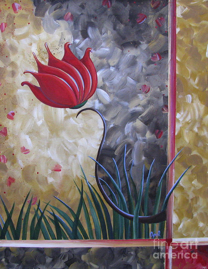 Ruby Red #2 Painting by Shiela Gosselin